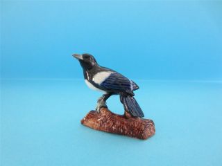 My Newly Commissioned Magpie On Branch Bird Figurine Popular