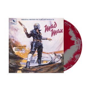 Mad Max Soundtrack Brian May Lp Red & Gray Haze Vinyl