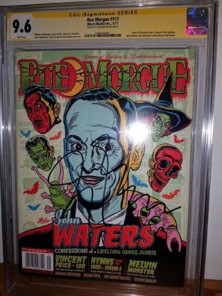 Rue Morgue 111 Cgc 9.  6 Ss John Waters (only Two Copies On Census)