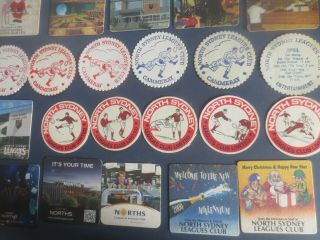 27 Different NORTH SYDNEY Rugby Leagues Club collectable COASTERS 2