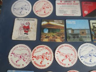 27 Different NORTH SYDNEY Rugby Leagues Club collectable COASTERS 3
