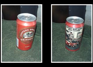 Collectable Old Australian Beer Can,  Coopers Brewery,  Le Mans Cars