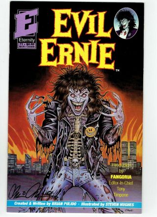 Evil Ernie 1 1991 1st Appearance Evil Ernie Lady Death Signed Brian Pulido