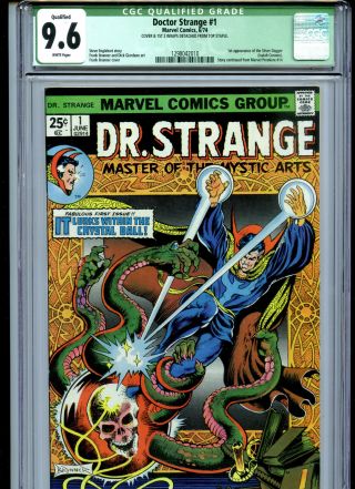 Doctor Strange 1 CGC 9.  6 Qualified White Pages 2