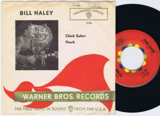 Bill Haley And His Comets Hawk B/w Chick Safari Danish 45ps 1960
