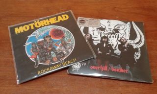 Motorhead Overkill/bomber & Rockaway Beach Rsd 2019 3x 7 " Vinyl Exclusives.