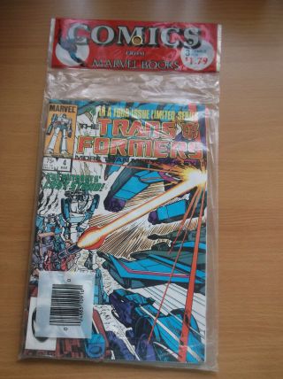 Marvel: Transformers (1st Series) 4 - 6,  High Grade/3 - Pack Factory,  Nm