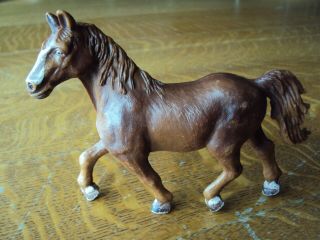 Vintage Schleich Brown Horse,  1994,  Germany,  4 " Tall