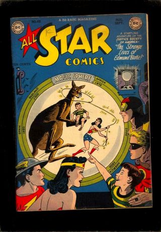 Golden Age 1949 All Star Comics 48 Wonder Woman Green Lantern Flash Hawkman Atom