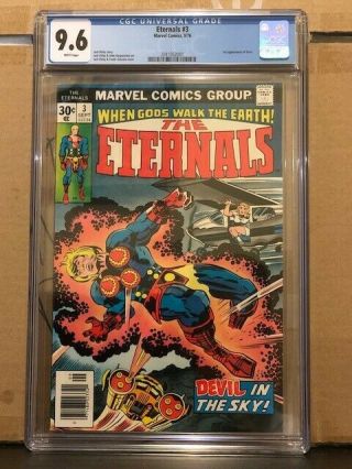The Eternals 3 Cgc 9.  6 White Pages - 1st Appearance Of Sersi - Movie Coming 2020