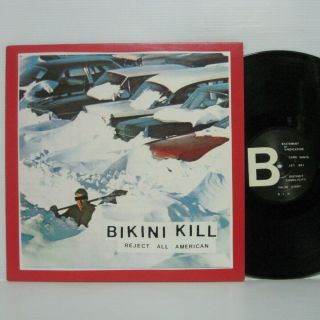 Bikini Kill ‎– Reject All American Lp 1996 Us Orig Kill Rock Stars Nirvana Hole