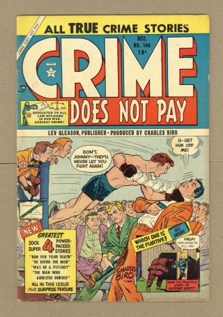 Crime Does Not Pay 140 1954 Gd 2.  0