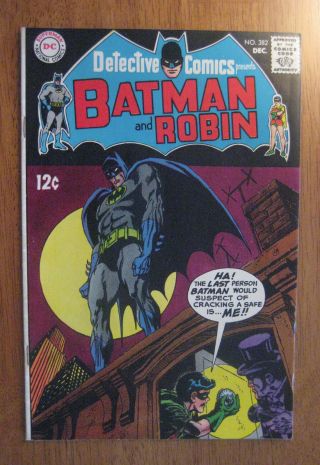 Detective Comics 382 1968 (fn,  /vf -) Batman,  Robin,  White/ow Pgs