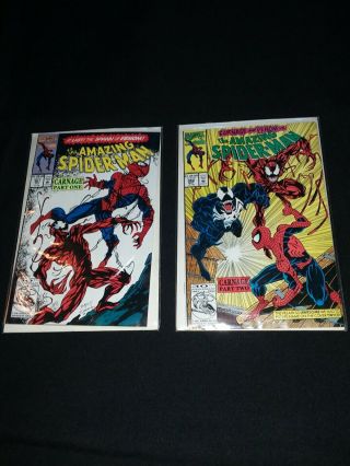 The Spider - Man 361 And 362 (apr 1992,  Marvel) (may 1992,  Marvel)