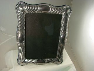 Silver Plate Photographic Photo Picture Frame 9 " X 7 "