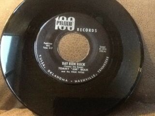 Tommy " Jim " Beam And The Four Fifths Bay Rum Rock/dried Eye Baby 45 Proof Scarce