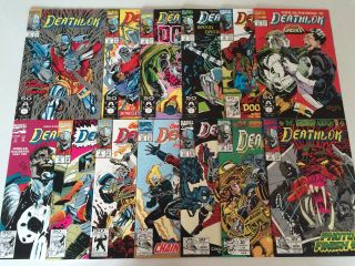 Deathlok 1 - 34 Annual 1 - 2 Near Set Missing Two Issues 1991 - 1994 Marvel