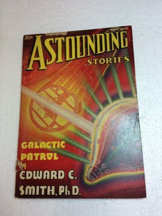 Astounding Stories Science Fiction September 1937,  9 - 37 L.  Sprague Decamp