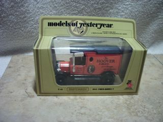 Lesney Matchbox Models Of Yesteryear Y - 12 1912 Ford Model T The Hoover
