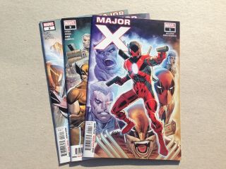 Major X 1 2 3 (2019 Series Marvel) All First Printings Full Run So Far Nm/mt