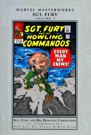 Sgt Fury & His Howling Commandos Vol 3 Marvel Masterworks By Jack Kirby 2010 Hc