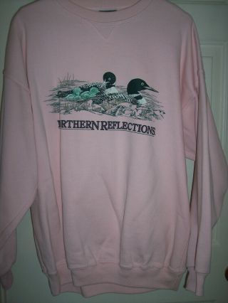 Northern Reflections Loon Sweatshirt Adult Size Xl -