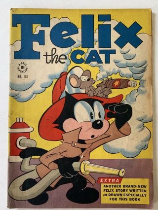 Felix The Cat 162 (dell,  1947,  Four - Color,  Golden Age)