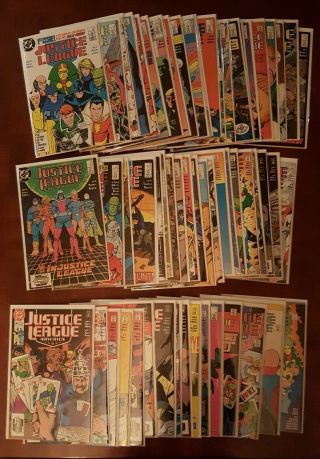 Justice League 1 - 53,  Annuals (1987) Dc