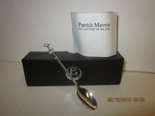 Nib - Patrick Mavros Sterling Silver “giraff” Spoon Coffee/tea Zimbabwe