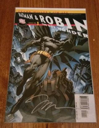 Dc Comics All Star Batman And Robin Issue 1 Signed By Jim Lee