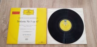Dgg 138 031 Slpm Red Stereo Rowicki Shostakovich Symphony No.  5 Vinyl Nm