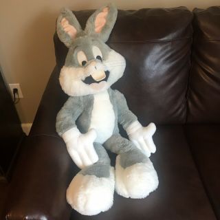 Huge Bugs Bunny Plush Stuffed Animal Doll Warner Bros Rabbit Toy Soft Huge Big