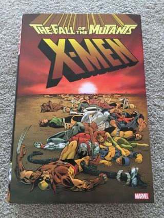 X - Men Fall Of The Mutants Omnibus Marvel Comics