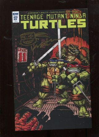 Teenage Mutant Ninja Turtles 57 (9.  2) Signed And Sketched By Kevin Eastman