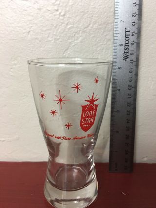 Lone Star Beer Glass
