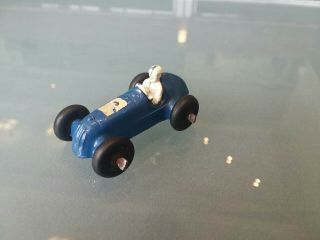 Vintage Barclay Minature Race Car With Driver