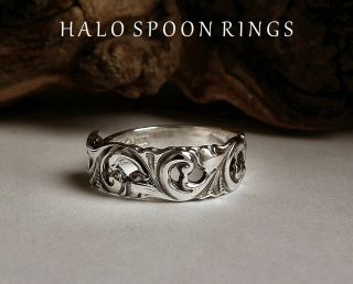 Very Pretty Norwegian Silver Spoon Ring The Perfect Gift Idea