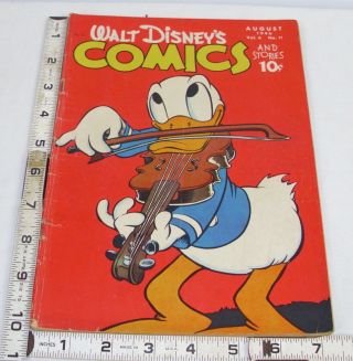 Walt Disney Comics And Stories Aug.  1946 Vol.  6 No.  11 Donald Duck