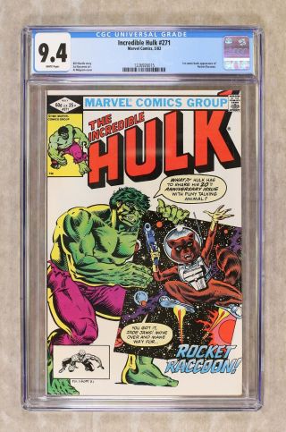 Incredible Hulk (1st Series) 271 1982 Cgc 9.  4 1226926015
