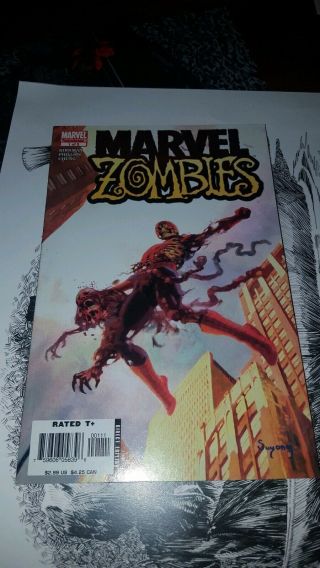 Marvel Zombies 1 Fantasy 15 Homage Cover 2006 Suydam Kirkman
