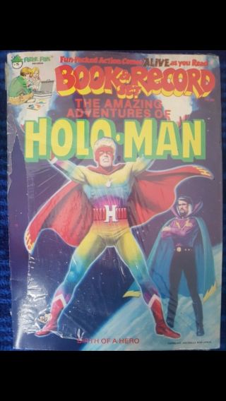 The Adventure Of Holoman Comic Book And Record Set.