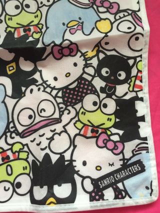 Vintage Sanrio hello kitty Keroppi Chococat tuxedo Bag Purse Wash Cloth 2