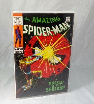 Marvel Comics 1969 Spider - Man 72 Comic Book Shocker 7.  5 To 8.  0