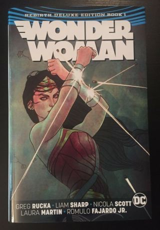 Wonder Woman Rebirth Deluxe Edition Hc Vol 1 Dc Comics Rucka Sharp Scott