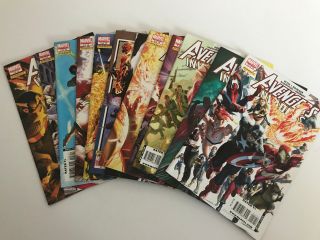 Avengers/invaders 1 - 12 (jul 2008,  Marvel) Complete Set Series Alex Ross 1st