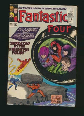 Fantastic Four 38,  4.  5/vg,