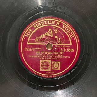 Glenn Miller - B.  D.  5565 - In The Mood b/w Out Of Space - 78RPM 4