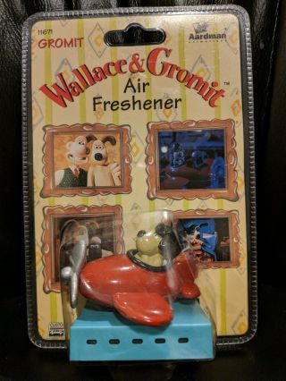 Rare Wallace And Gromit Air Freshener Gromit 11671 Mib