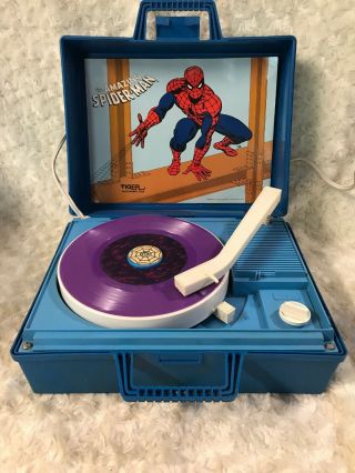 The Spider - Man Record Player Phonograph Turntable