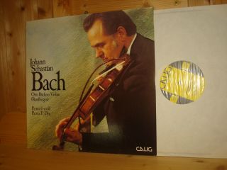 Bach Partitas 2 & 3 For Solo Violin Otto Buchner Rundbogen Calig Lp Cal 30403 Nm